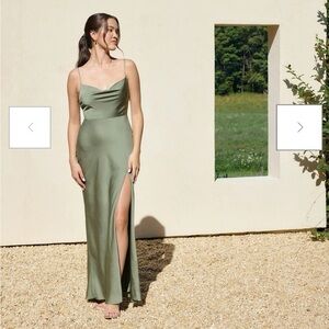 Park & Fifth Sage Green Maxi Dress